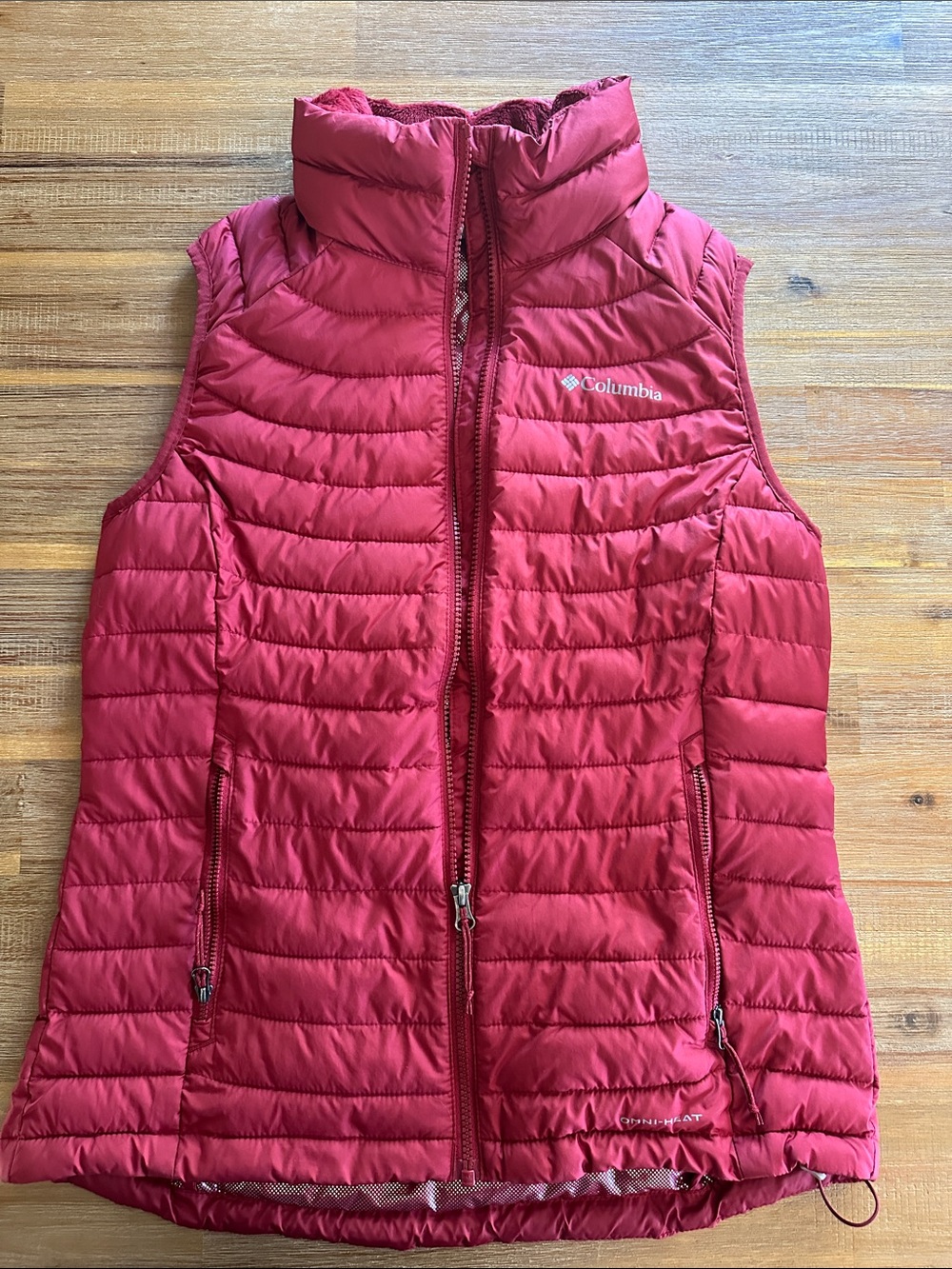 Columbia Women’s Crimson Red Quilted Packable Vest